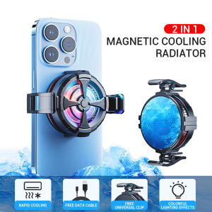 Climax Mobile Phone Radiator PUGB Game Portable Controller Cooling Fan Cooler Universal Heat Sink Phone Cooler for All Smart Phone AL-12/AH-102/X94 手机扇热器