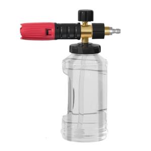 Soap Dispenser Wide Mouth Foam Cannons for Pressure Washer Thick Snow Foam Lances for Car Washing 1/4In Quick Connector