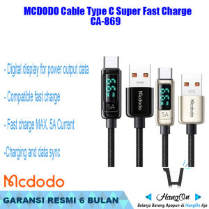 MCDODO CA-869 Cable Type C Super Fast Charge Digital Display Pro 5A