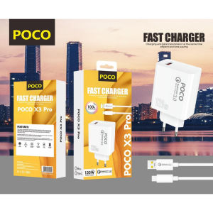 Charger for Poco X3 Pro 120W Quick Charger Support Fast Charging
