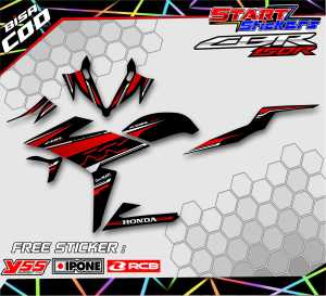 STRIPING VARIASI HONDA CBR 150R / STICKER LIST MOTOR HONDA CBR 150R