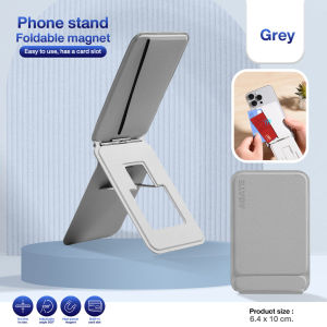 【Agate Design】Magnetic Phone Stand Invisible cell Tripod Folding Mobile Holder Compatible cell Angle Adjustment Bracket