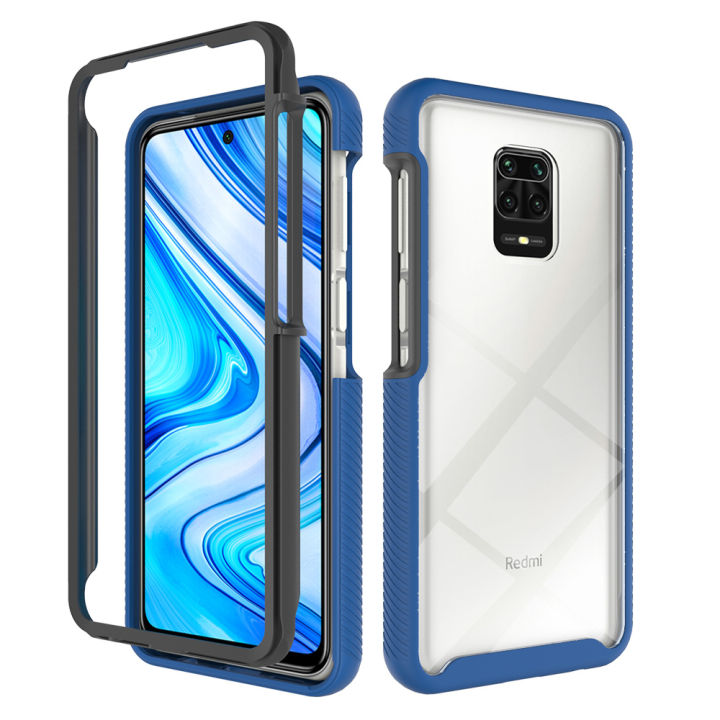 Redmi Note Pro Case, WindCase Dual Layer Transparent Back Rugged Bumper  No Slip Shockproof Full Body Protective Case Cover for Xiaomi Redmi Note 