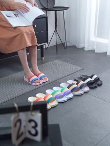 [Free Shipping] New Style Summer Sandals For Women Suitable For Couples Indoor Use Thick-Soled Soft-Soled Wear-Resistant Non-Slip Bathroom Slippers For Men