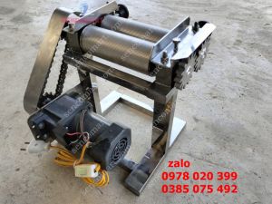 Máy cán ép mực nướng chạy điện giá rẻ