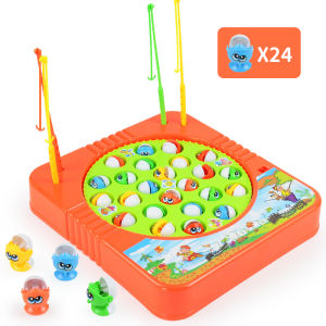 DREAMToy Mainan Pancingan Ikan Baterai Fishing Game Baby Shark Fishing