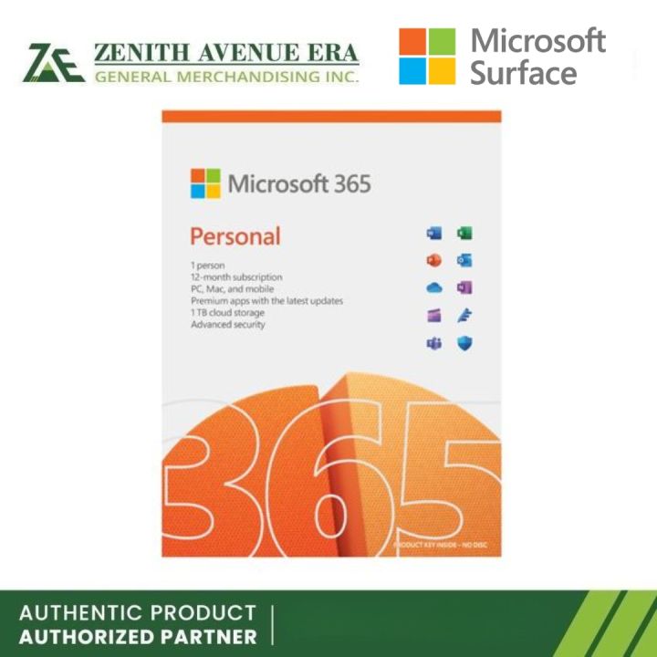 Microsoft office 365 QQ2-01896 M365 Personal Eng Subscr 1YR APAC EM ...