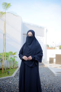 Ar Rikna - GAMIS SYARI SET JILBAB PLUS CADAR / Dress Abaya CRINKLE AIRFLOW / FREE CADAR super nyamann