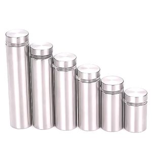 Signage Bolt Stainless Steel 20pcs 12x25mm Stand Off Bolt Advertising Nail For Glass Acrylic