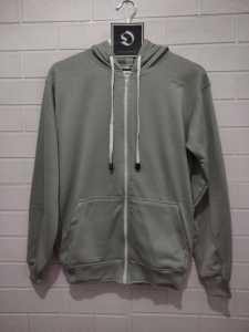 Jaket zipper wanita polos korean style oversize simple elegant - oixs apparel