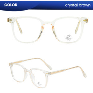 IOOI Eyewear -  Kacamata Kotak TR 90 Metal Lensa Anti Radiasi Blueray Photocromic Pria Wanita 83042