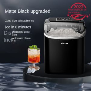 [In Stock]Ice Machine Portable Ice Makers Countertop Ice Maker Machine Ice Cube Ready in 6-8 Mins With Ice Cylindrical