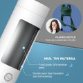 Binnis Portable Electric Kettle 400ML thermos tumbler  Coffee Travel Water Heater Temperature Control Mini Travel Smart Stainless Steel Kettle. 