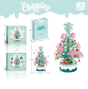 Đồ Chơi Lắp Ghép Giáng Sinh Chủ Đề Tàu Hỏa Tuần Lộc Ngôi Già Ông Già Noel Vui Nhộn Cho Bé