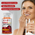 Alliwise Viên nang Coenzyme Q10 CoQ10 200mg Chất chống oxy hóa cho sức khỏe tim mạch và hỗ trợ miễn dịch, sản xuất năng lượng. 