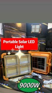 20000W Solar LED Light Portable Rechargeable Emergency Lamp Night Market Stall Lamp Camping Lamp