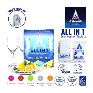 ASTONISH ALL IN 1 DISHWASHER TABLETS (42 TABLETS)