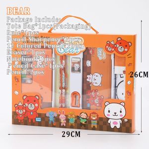 9 in 1 Pencil Case Set Art Drawing Set with Pencil for Kids Drawing Pencils for Kid Stationery Set