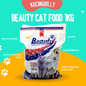 Beauty Cat food 1kg makanan kucing premium