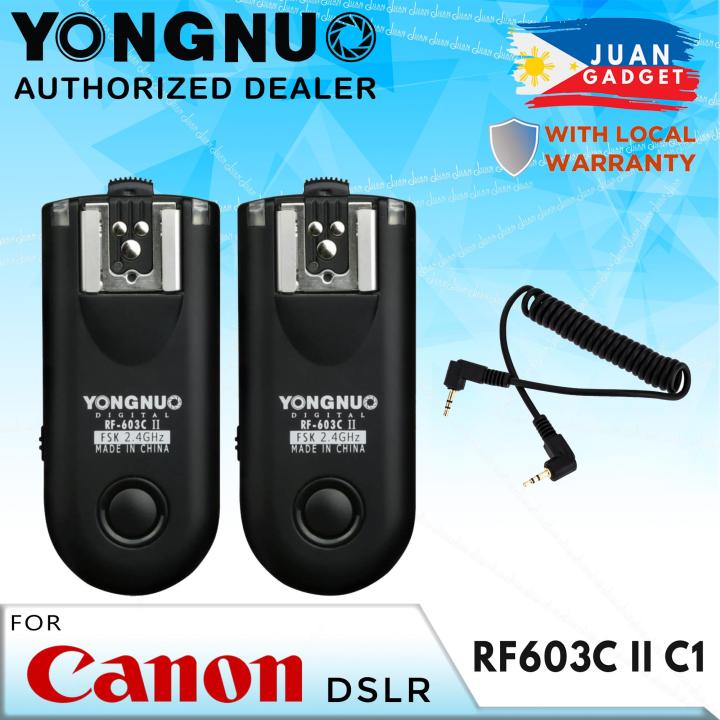 Yongnuo RF603 C II Wireless Flash Trigger Kit for Canon