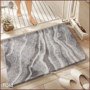 TC42 Thảm lau chân thảm chùi chân 3D tuyết rơi thảm decor siêu thấm hút chống trượt phòng ngủ phòng khách nhà tắm