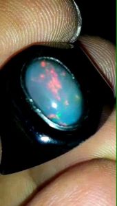 Cincin Tanduk Batu Kalimaya Asli Banten Top Kembang Jarong