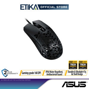 Asus P307 TUF Gaming M4 Air | 16000 DPI Wired Ultralight 47g Gaming Mouse | 6 Programmable buttons | IPX6
