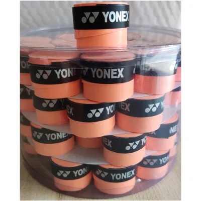มีด้ามจับไม้แบดมินตัน Yonex 14สี AC102ไม่ลื่นเทนนิสแร็กเก็ต PU เบ็ดตกปลาเทปพันด้ามจับใช้งานได้หลากหลาย