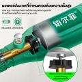 เครื่องเจียร์ mini 24ชิ้น บอสเจียร์ไฟฟ้า ความเร็ว5ระดับ หินเจียรไฟฟ้า สว่านจิ๋วไฟฟ้า สายอ่อน ปรับฟรี ขัด ตัด งานฝีมือ DIY. 