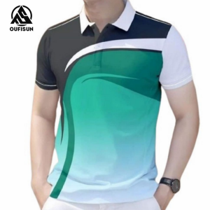 Trendy Mens Polo Shirt Brand Clothing Slim Mens Short Sleeve Polo Shirt