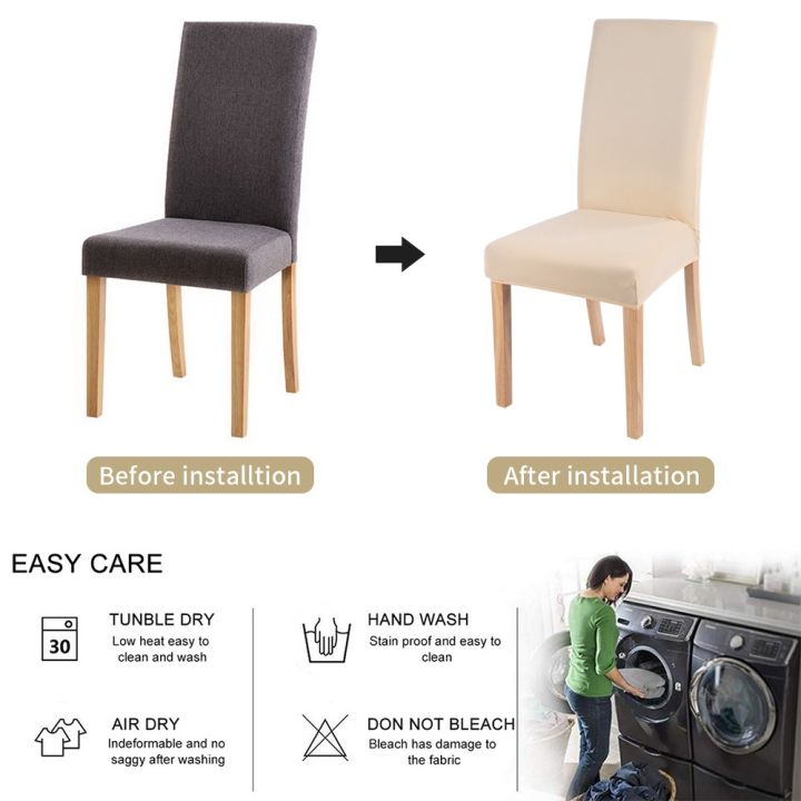 Sarung Kursi Makan Restoran Hotel Elastic Dining Chair Cover