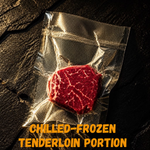 CHILLED-FROZEN TENDERLOIN PORTION 160 - 180GM 1PCS/PKT