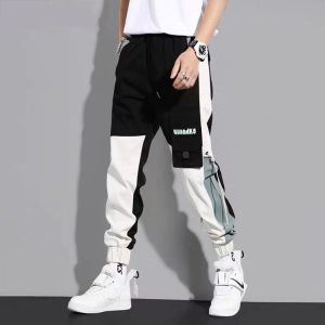 SHALOM Multi-color Korean Cargo Pants For Men and Women Elastic Waistband - A130