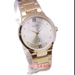 CODBISA BAYAR DITEMPAT Jam tangan ALBA Tglhari aktif diameter 45cm free box bonus batera