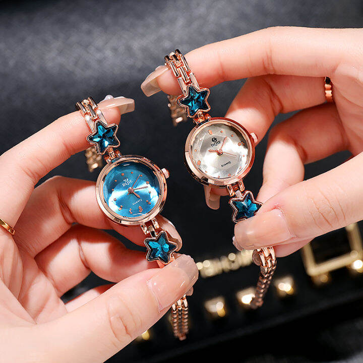 Blue Lucky Star Women Casual Watches Waterproof watch for women