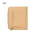 Royal Bagger Short Wallets for Women Genuine Cow Leather Coin Purse Card Holder European American Fashion Zipper Wallet 1560. 