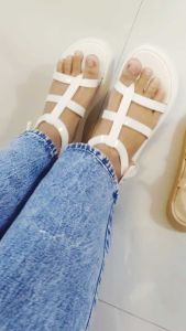 ALANA- Caribe Melisa 3 cm Sendal Slop Wanita Sandal Selop Wedges Terbaru Kekinian