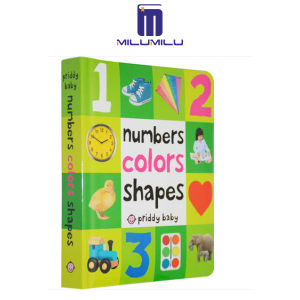 First 100 Padded: Numbers Colors Shapes: An essential early-learning book Hardcover – Illustrated by Roger Priddy Original English books
