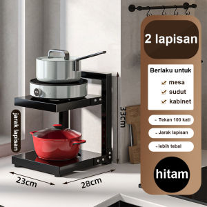 Rak Panci Rak Dapur Rak Pot Wastafel Dapur Kabinet Atas 2/3/4/5/7 Tingkat