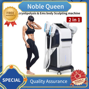 360 Cryo EMS RF 2 in 1 Emslim Nova +360 Cryolipolysis Slimming Sculpt Body Shape Muscle Building Slimming Ems Body Sculpting Machine