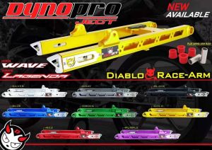 LIMITED EDITION Dynopro Diablo Race Arm PNP Wave125 Wave125-S Srl110 Srl110zr Srl115z Srl115Z-FI Lagenda110 Lagenda115 Fi