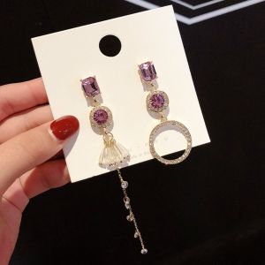 Bông Tai Đá Ngắn Dài sang trọng