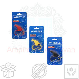 Sunway Whistle Plastic + Clip MCY313B Peluit Plastik barang original real seperti gambar
