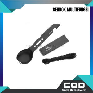 Sendok  Outdoor Multifungsi Stainless Steel Lx709