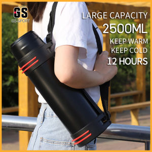 2500ml cold bottle water bottle Stainless steel Vacuum Tumbler Thermos Insulated Vacuum Cup outdoor Sport Water bottle