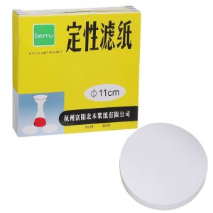 Isi 100 Kertas Saring Laboratorium 11cm Filter Paper Kertas Penyaring