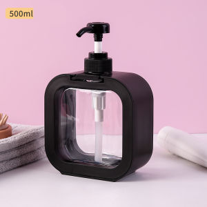 300ML/500ML Clear Plastic Pump Bottles Kitchen Liquid Soap Dispenser Hand Sanitizer Shampoo Containers Durable Travel