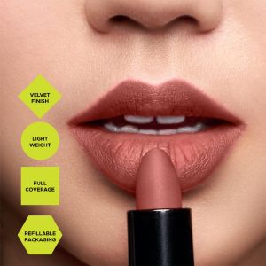 Polka Velvet Swipe Matte Lipstick - Marimba