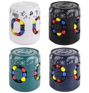 Magic Spinner Cans Cube Decompression Fidget Brain Teaser Puzzle Stress Relief Toy Kids Adults Gifts 易拉罐魔方玩具 - 3214