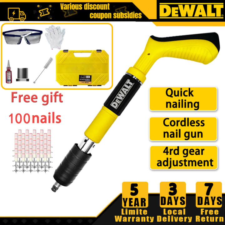 DeWALT Nail Gun Heavy Duty Original Mini Manual Nails Gun For Concrete ...